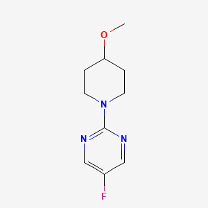 molecular formula C10H14FN3O B2716402 5-Fluoro-2-(4-methoxypiperidin-1-yl)pyrimidine CAS No. 2034607-18-4
