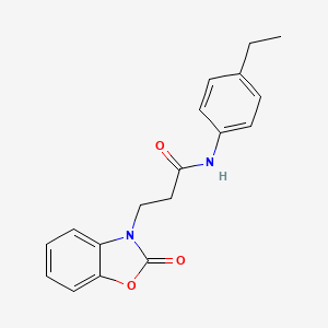 N-(4-ethylphenyl)-3-(2-oxo-1,3-benzoxazol-3-yl)propanamide
