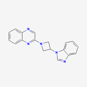 2-[3-(Benzimidazol-1-yl)azetidin-1-yl]quinoxaline