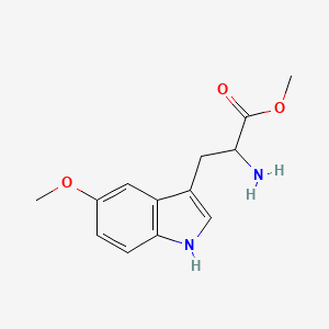 molecular formula C13H16N2O3 B2716461 Methyl 2-amino-3-(5-methoxy-1H-indol-3-yl)propanoate CAS No. 176972-06-8