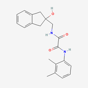 molecular formula C20H22N2O3 B2716471 N'-(2,3-dimethylphenyl)-N-[(2-hydroxy-2,3-dihydro-1H-inden-2-yl)methyl]ethanediamide CAS No. 2034408-85-8