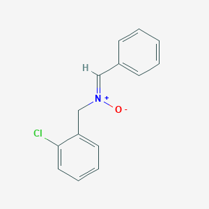 molecular formula C14H12ClNO B2716494 (2-chlorobenzyl)[(Z)-phenylmethylidene]ammoniumolate CAS No. 55606-36-5