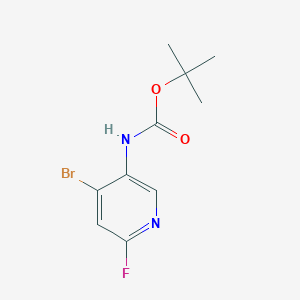 Tert-butyl (4-bromo-6-fluoropyridin-3-yl)carbamate