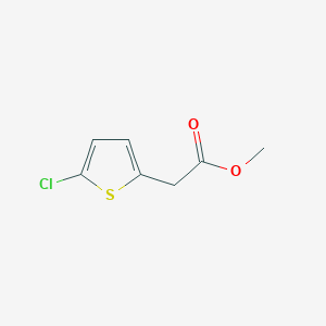 molecular formula C7H7ClO2S B2716602 Methyl 2-(5-chlorothiophen-2-yl)acetate CAS No. 71637-28-0