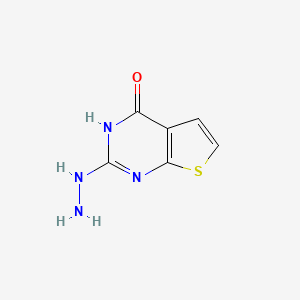 2-hydrazinyl-3H-thieno[2,3-d]pyrimidin-4-one