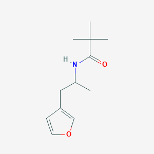 N-(1-(furan-3-yl)propan-2-yl)pivalamide