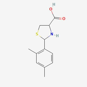 2-(2,4-dimethylphenyl)-1,3-thiazolidine-4-carboxylic Acid