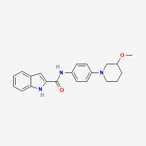 N-[4-(3-Methoxypiperidin-1-YL)phenyl]-1H-indole-2-carboxamide