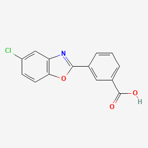 3-(5-Chloro-1,3-benzoxazol-2-yl)benzoic acid