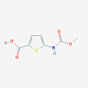 5-[(Methoxycarbonyl)amino]thiophene-2-carboxylic acid