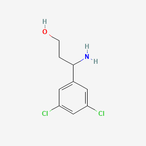 3-Amino-3-(3,5-dichlorophenyl)propan-1-ol