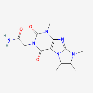 2-(4,6,7,8-Tetramethyl-1,3-dioxopurino[7,8-a]imidazol-2-yl)acetamide