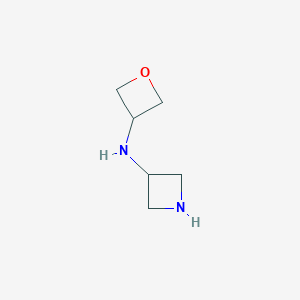 molecular formula C6H12N2O B2716837 N-(oxetan-3-yl)azetidin-3-amine CAS No. 1502032-49-6