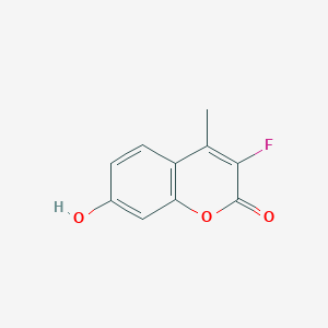 molecular formula C10H7FO3 B2716839 3-fluoro-7-hydroxy-4-methyl-2H-chromen-2-one CAS No. 97070-45-6