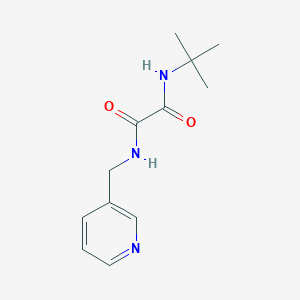 molecular formula C12H17N3O2 B2716851 N-tert-butyl-N'-[(pyridin-3-yl)methyl]ethanediamide CAS No. 331864-68-7