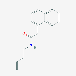 molecular formula C16H17NO B2716875 N-(But-3-en-1-yl)-2-(naphthalen-1-yl)acetamide CAS No. 164299-74-5