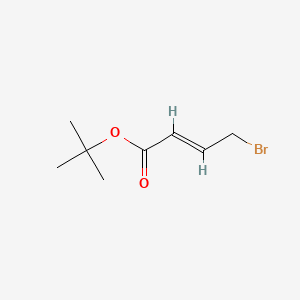 molecular formula C8H13BrO2 B2716889 (E)-tert-Butyl 4-bromobut-2-enoate CAS No. 50745-65-8; 86606-04-4