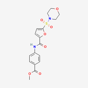 Methyl 4-(5-(morpholinosulfonyl)furan-2-carboxamido)benzoate