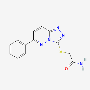 2-((6-Phenyl-[1,2,4]triazolo[4,3-b]pyridazin-3-yl)thio)acetamide