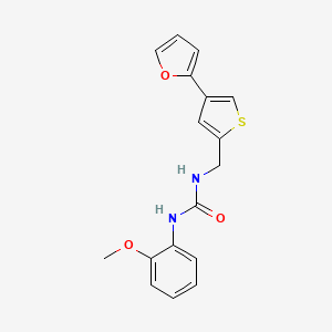 1-[[4-(Furan-2-yl)thiophen-2-yl]methyl]-3-(2-methoxyphenyl)urea