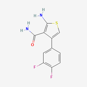 2-Amino-4-(3,4-difluorophenyl)thiophene-3-carboxamide