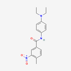 N-[4-(diethylamino)phenyl]-4-methyl-3-nitrobenzamide