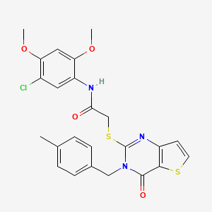 N-(5-chloro-2,4-dimethoxyphenyl)-2-{[3-(4-methylbenzyl)-4-oxo-3,4-dihydrothieno[3,2-d]pyrimidin-2-yl]sulfanyl}acetamide