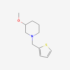 3-Methoxy-1-(thiophen-2-ylmethyl)piperidine