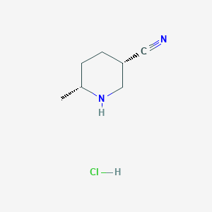 cis-6-Methyl-piperidine-3-carbonitrile hcl