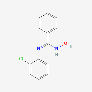 molecular formula C13H11ClN2O B2717209 N-(2-chlorophenyl)-N'-hydroxybenzenecarboximidamide CAS No. 70870-05-2