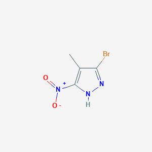 molecular formula C4H4BrN3O2 B2717227 3-Bromo-4-methyl-5-nitro-1H-pyrazole CAS No. 2514952-92-0