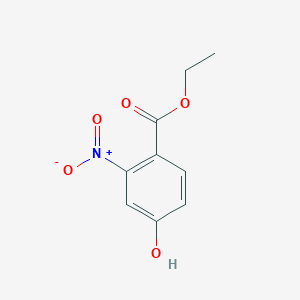 molecular formula C9H9NO5 B027173 Ethyl 4-hydroxy-2-nitrobenzoate CAS No. 104356-27-6