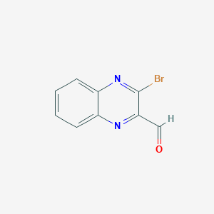 molecular formula C9H5BrN2O B2717342 3-Bromoquinoxaline-2-carbaldehyde CAS No. 67570-53-0