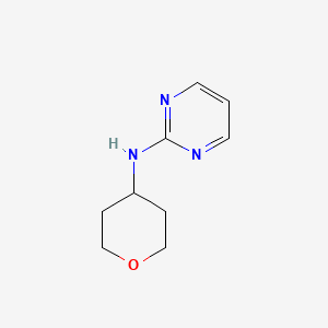 molecular formula C9H13N3O B2717384 N-(oxan-4-yl)pyrimidin-2-amine CAS No. 1153379-19-1