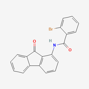 molecular formula C20H12BrNO2 B2717416 2-bromo-N-(9-oxo-9H-fluoren-1-yl)benzamide CAS No. 866155-13-7