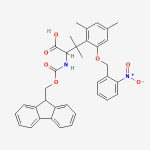 molecular formula C35H34N2O7 B2717458 Fmoc-Spr(oNB)-OH CAS No. 1032400-98-8