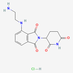 Pomalidomide-C2-NH2 hydrochloride
