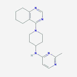 molecular formula C18H24N6 B2717743 2-methyl-N-[1-(5,6,7,8-tetrahydroquinazolin-4-yl)piperidin-4-yl]pyrimidin-4-amine CAS No. 2097889-98-8