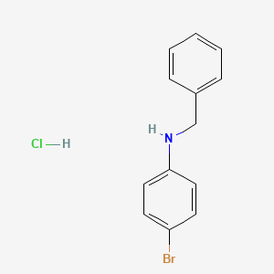 molecular formula C13H13BrClN B2717805 N-Benzyl-4-bromoaniline hydrochloride CAS No. 2219371-62-5