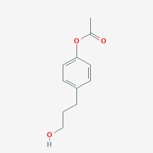 molecular formula C11H14O3 B027179 [4-(3-hydroxypropyl)phenyl] acetate CAS No. 107866-55-7