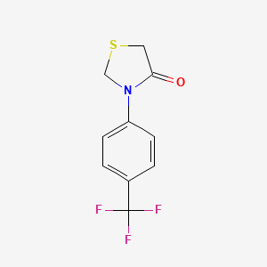 3-[4-(Trifluoromethyl)phenyl]-1,3-thiazolidin-4-one