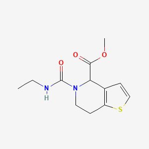 Methyl 5-(ethylcarbamoyl)-4,5,6,7-tetrahydrothieno[3,2-c]pyridine-4-carboxylate