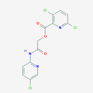 [(5-Chloropyridin-2-yl)carbamoyl]methyl 3,6-dichloropyridine-2-carboxylate