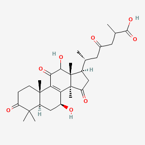 molecular formula C30H42O8 B2717997 Ganoderic acid D2 