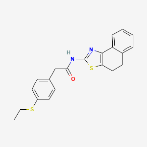 N-(4,5-dihydronaphtho[1,2-d]thiazol-2-yl)-2-(4-(ethylthio)phenyl)acetamide
