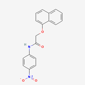 2-(naphthalen-1-yloxy)-N-(4-nitrophenyl)acetamide