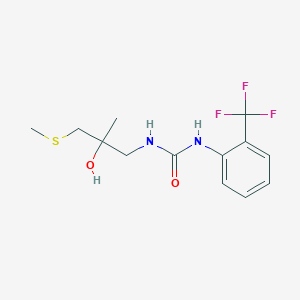 1-(2-Hydroxy-2-methyl-3-(methylthio)propyl)-3-(2-(trifluoromethyl)phenyl)urea