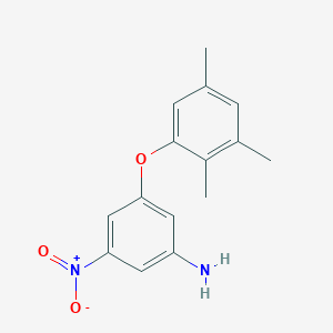 molecular formula C15H16N2O3 B2718267 3-Nitro-5-(2,3,5-trimethylphenoxy)aniline CAS No. 832739-93-2