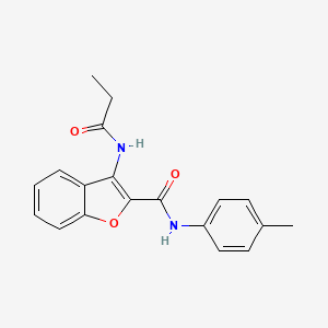 3-propionamido-N-(p-tolyl)benzofuran-2-carboxamide