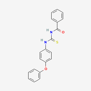 N-[(4-phenoxyphenyl)carbamothioyl]benzamide
